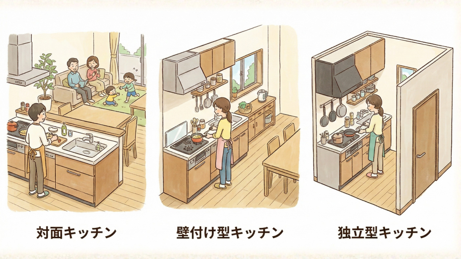 対面キッチンとは？築古物件での位置づけ
