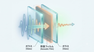 防音効果を高めるガラスの選び方(防音合わせガラス)
